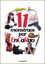 Presentación en BiblioCafé de Monstruos por EnCaRgo, de El cuaderno rojo)