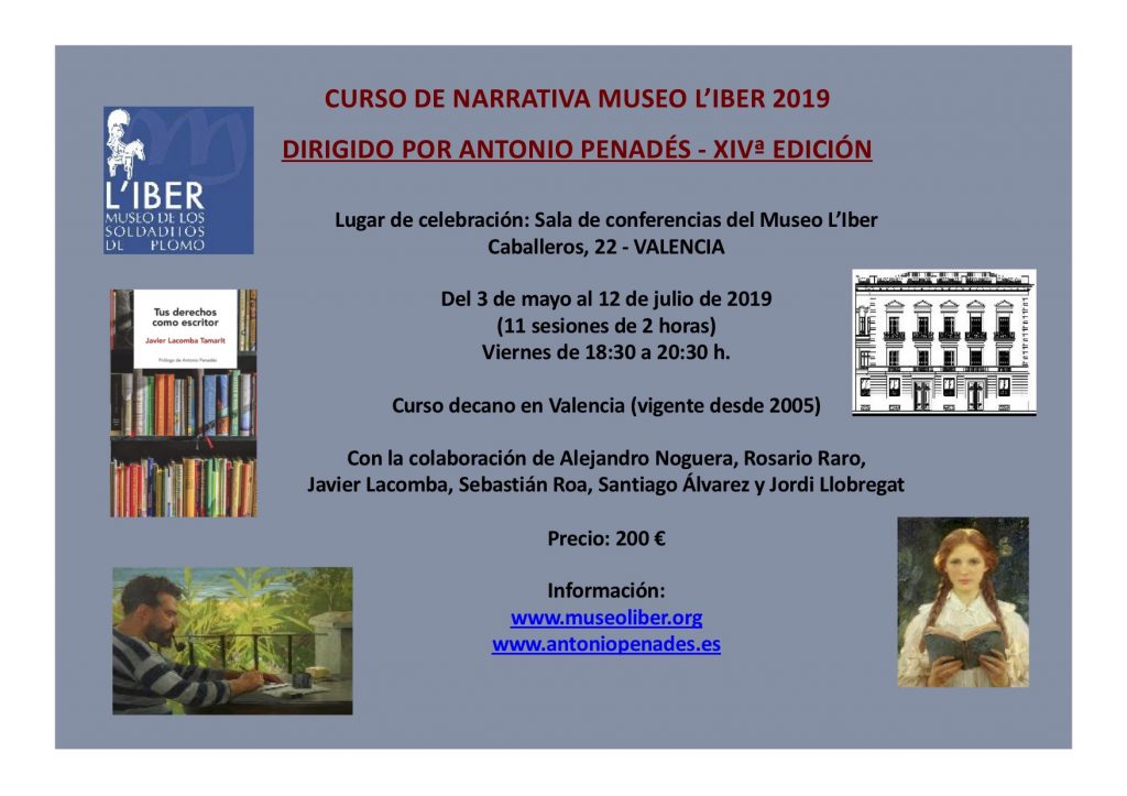 XIVª Edición del Curso de Narrativa del Museo L'Iber